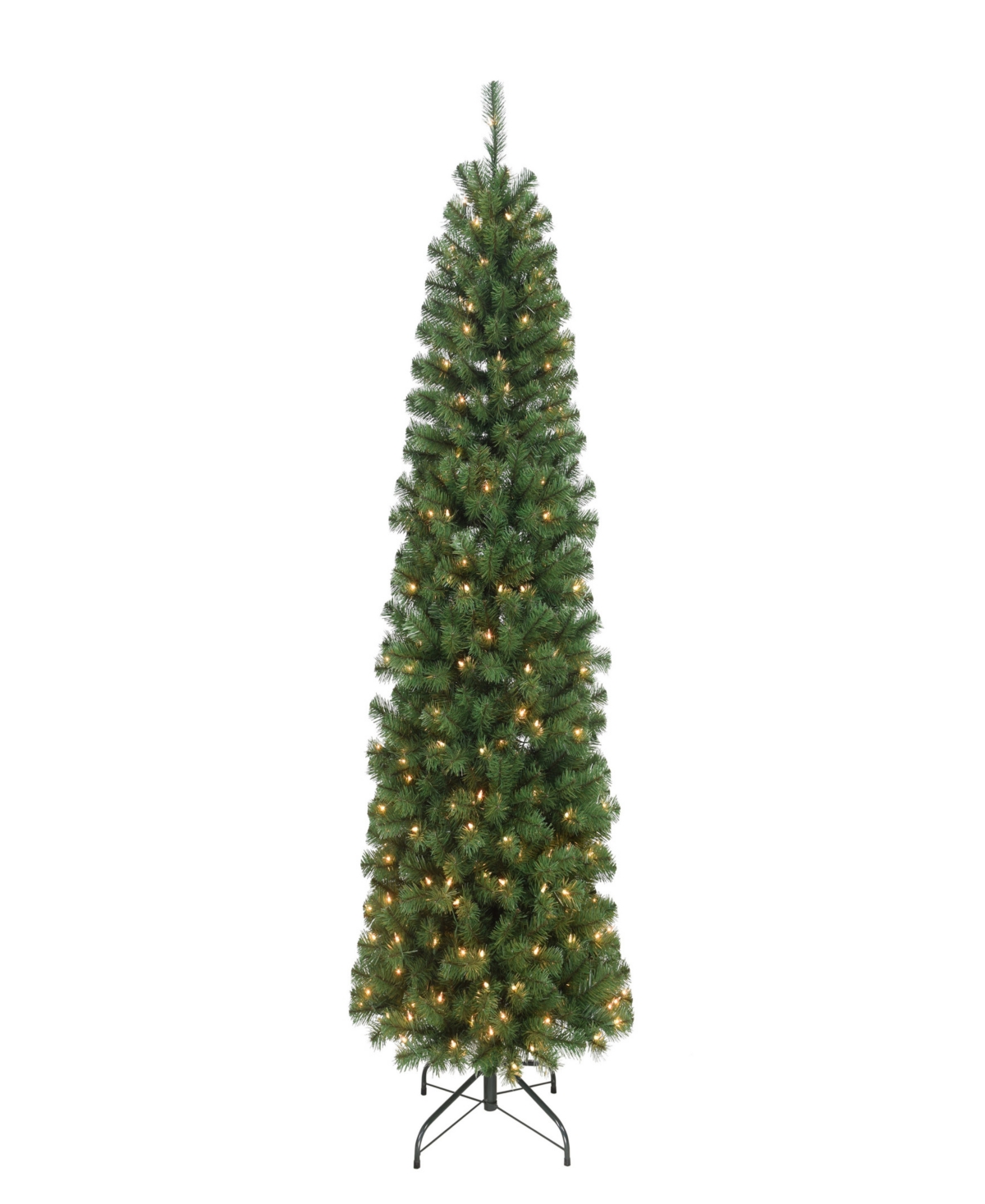 Puleo International 6.5' Pre-Lit Northern Fir Pencil Christmas Tree