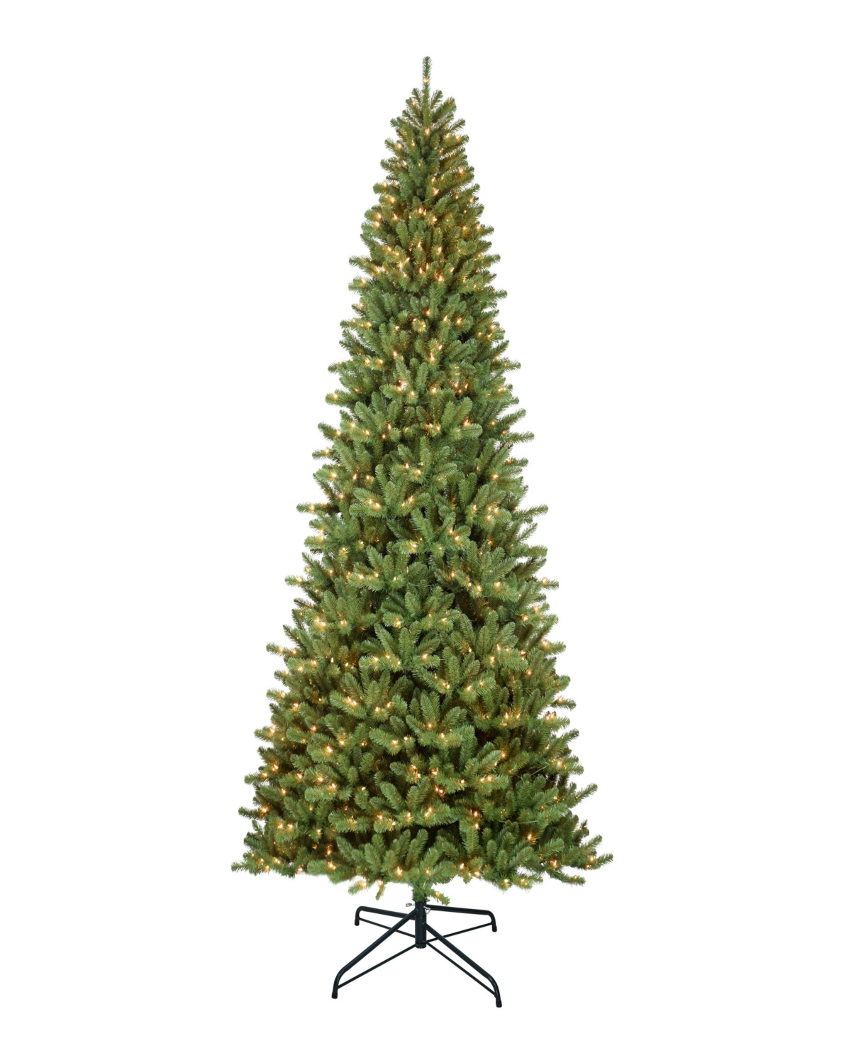 Puleo International 10' Berkshire Fir Pre-Lit Artificial Christmas Tree