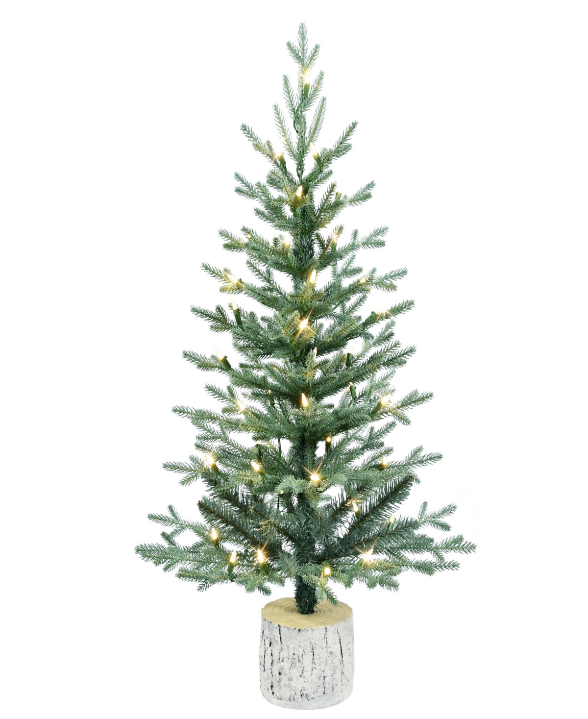 Puleo International 3' Pre-Lit Potted Arctic Fir Christmas Tree