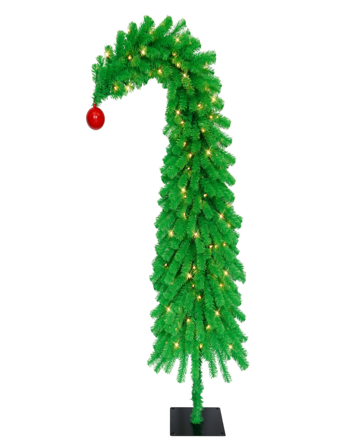 Puleo International 6' Pre-Lit Wrapped Whimsical Christmas Tree