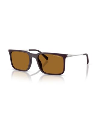 Polarized Geometric Sunglasses AX4175SU
