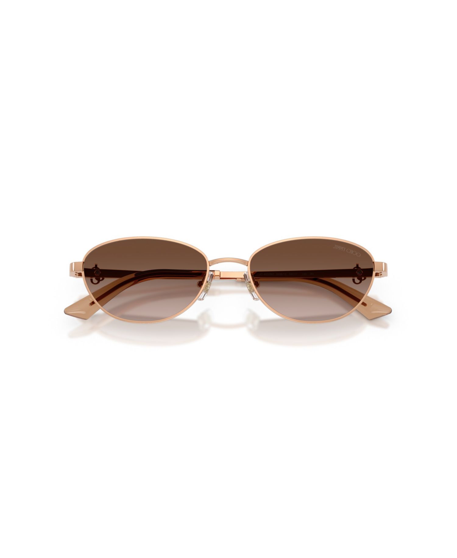 Women's Oval Brown Gradient Sunglasses JC4032BD