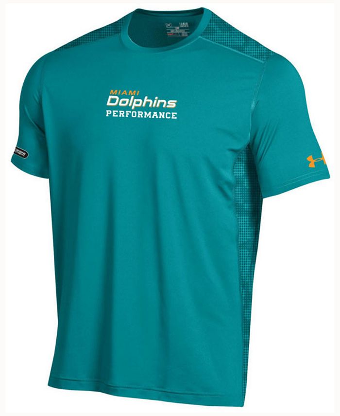 ganancia profundamente apelación Under Armour Men's Miami Dolphins Combine Authentic Raid Novelty T-Shirt -  Macy's