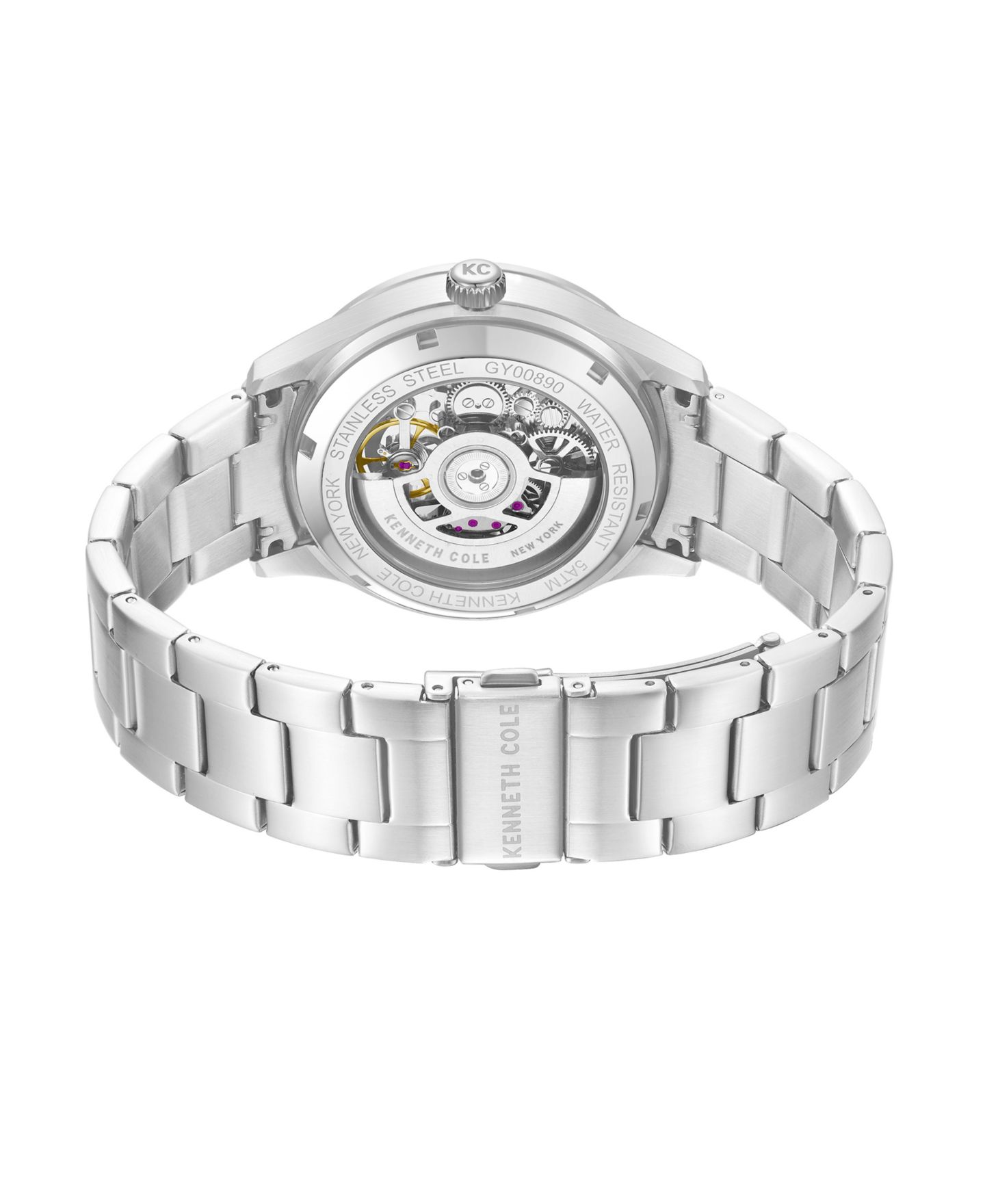 Мужские часы Kenneth Cole New York Automatic Thompson Stainless Steel 43.5mm — фото 3