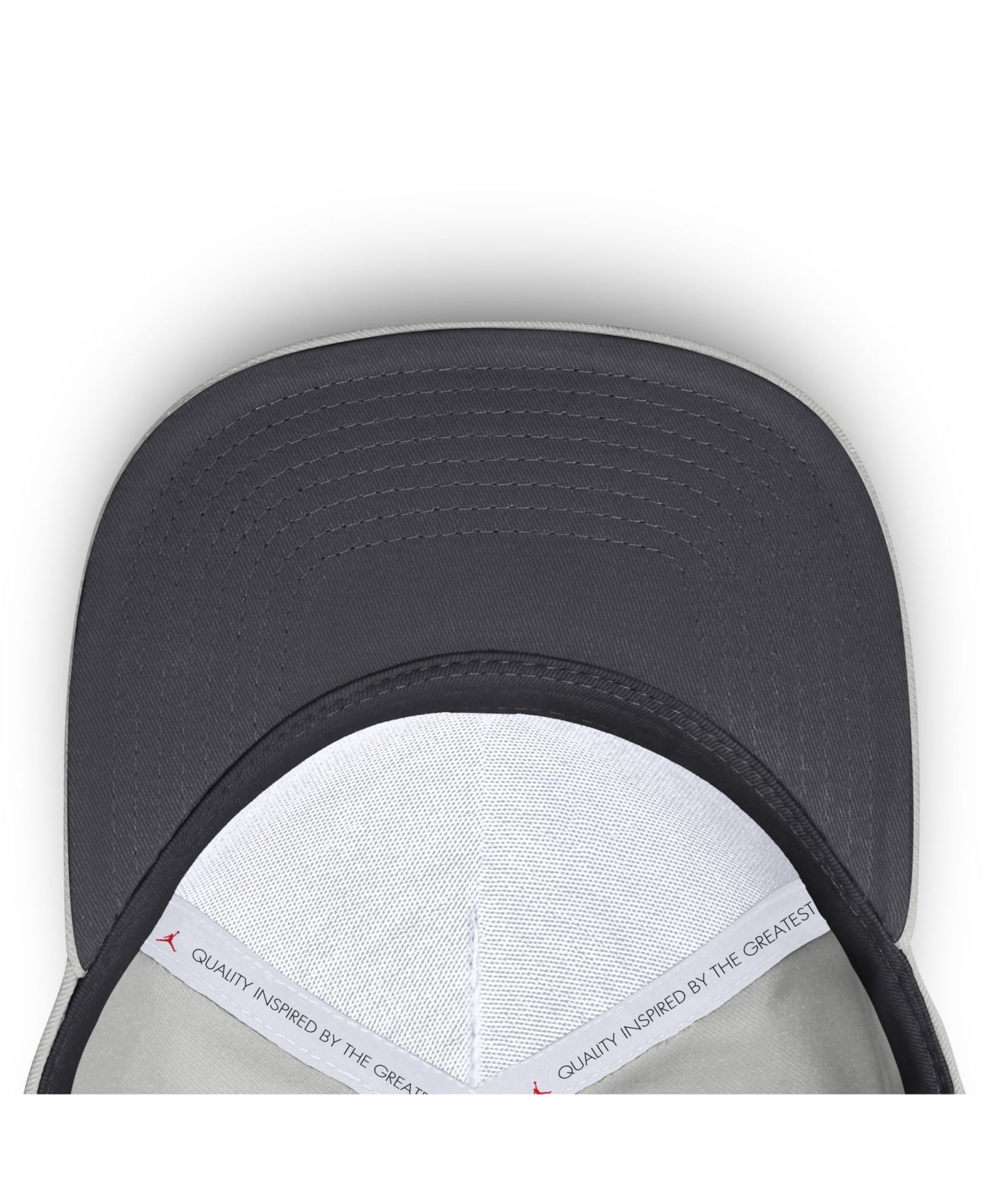 Мужская кепка Jordan Gray Michigan Wolverines 2026 Sideline Dri-FIT Rise Adjustable Hat — фото 2