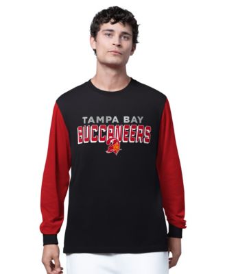 Men's Black/Red Tampa Bay Buccaneers Thursday Night Gridiron Long Sleeve T-Shirt