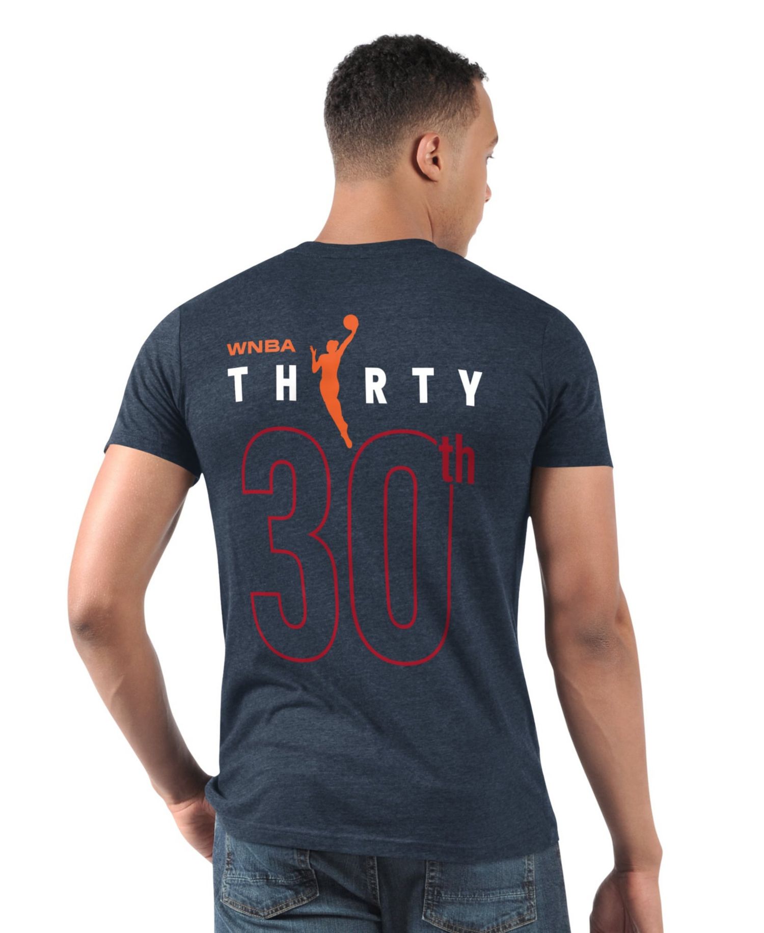 Men's Navy Indiana Fever WNBA 30th Anniversary Prime Time T-Shirt