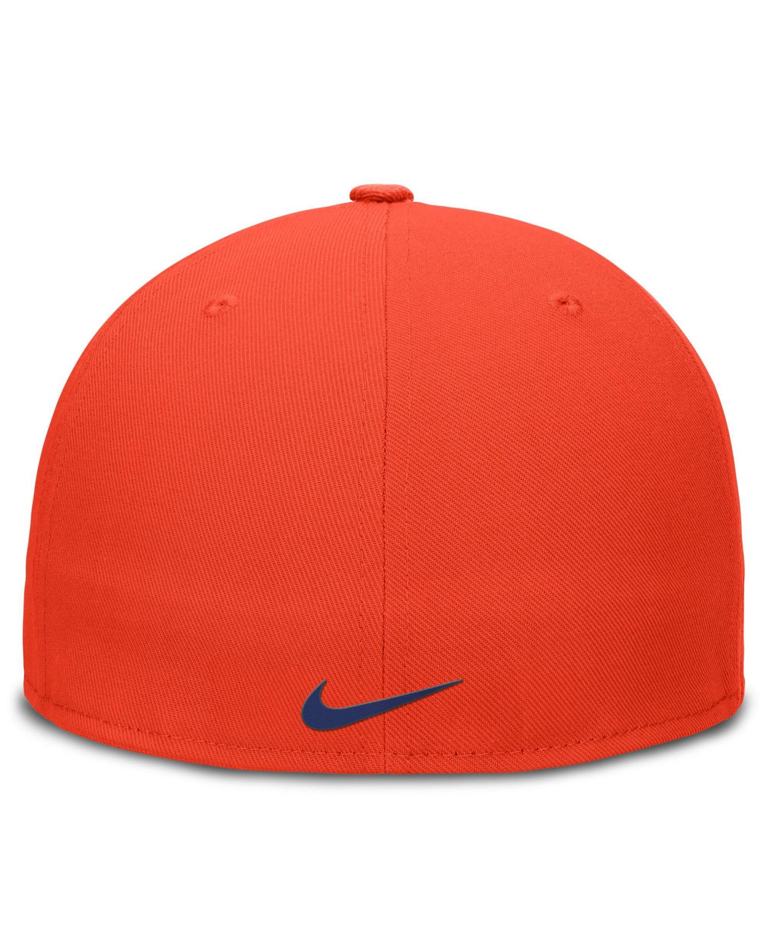Men's Orange New York Mets Wordmark Dri-FIT Round Bill True Fitted Hat