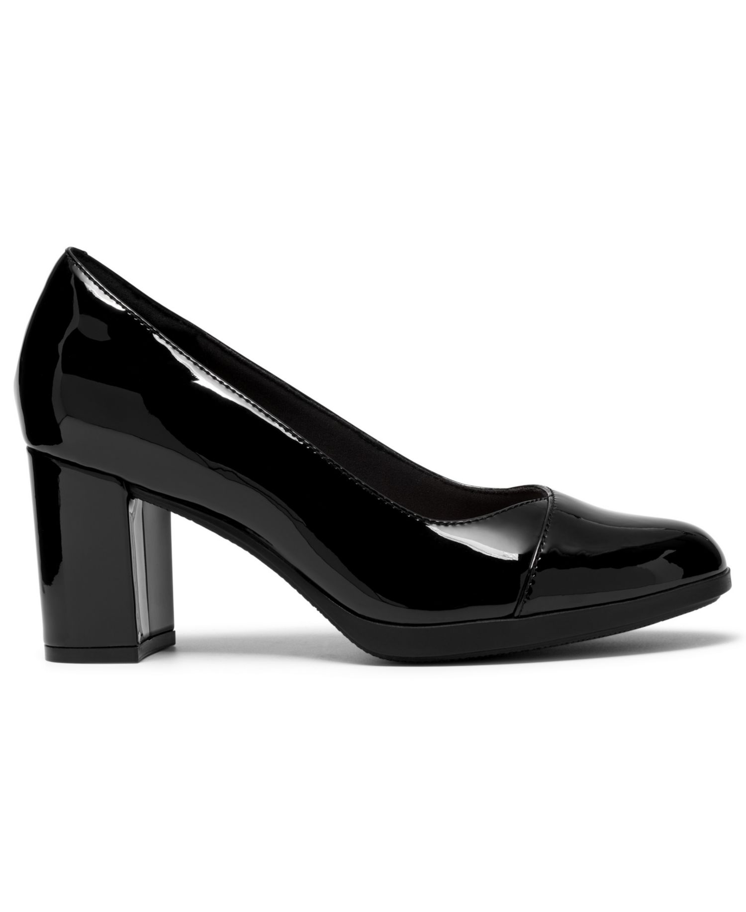 Women's Bayla Rae Block-Heel Round-Toe Comfort Pumps