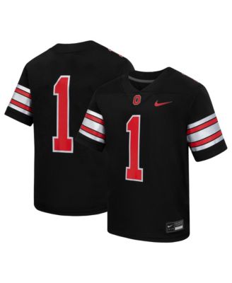Big Boys and Girls #1 Black Ohio State Buckeyes Alternate Replica Football Jersey