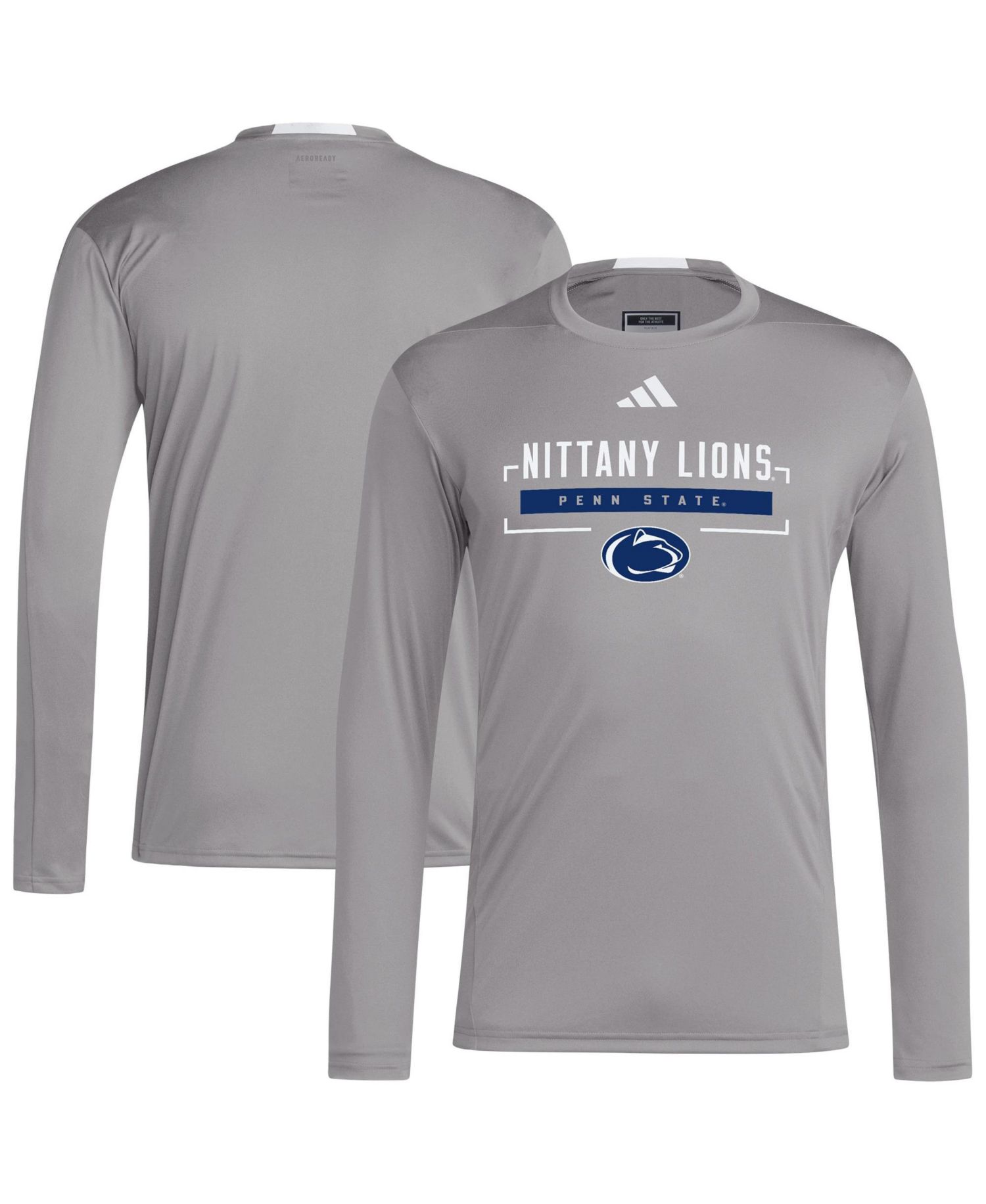 Men's Gray Penn State Nittany Lions D4T Long Sleeve T-Shirt