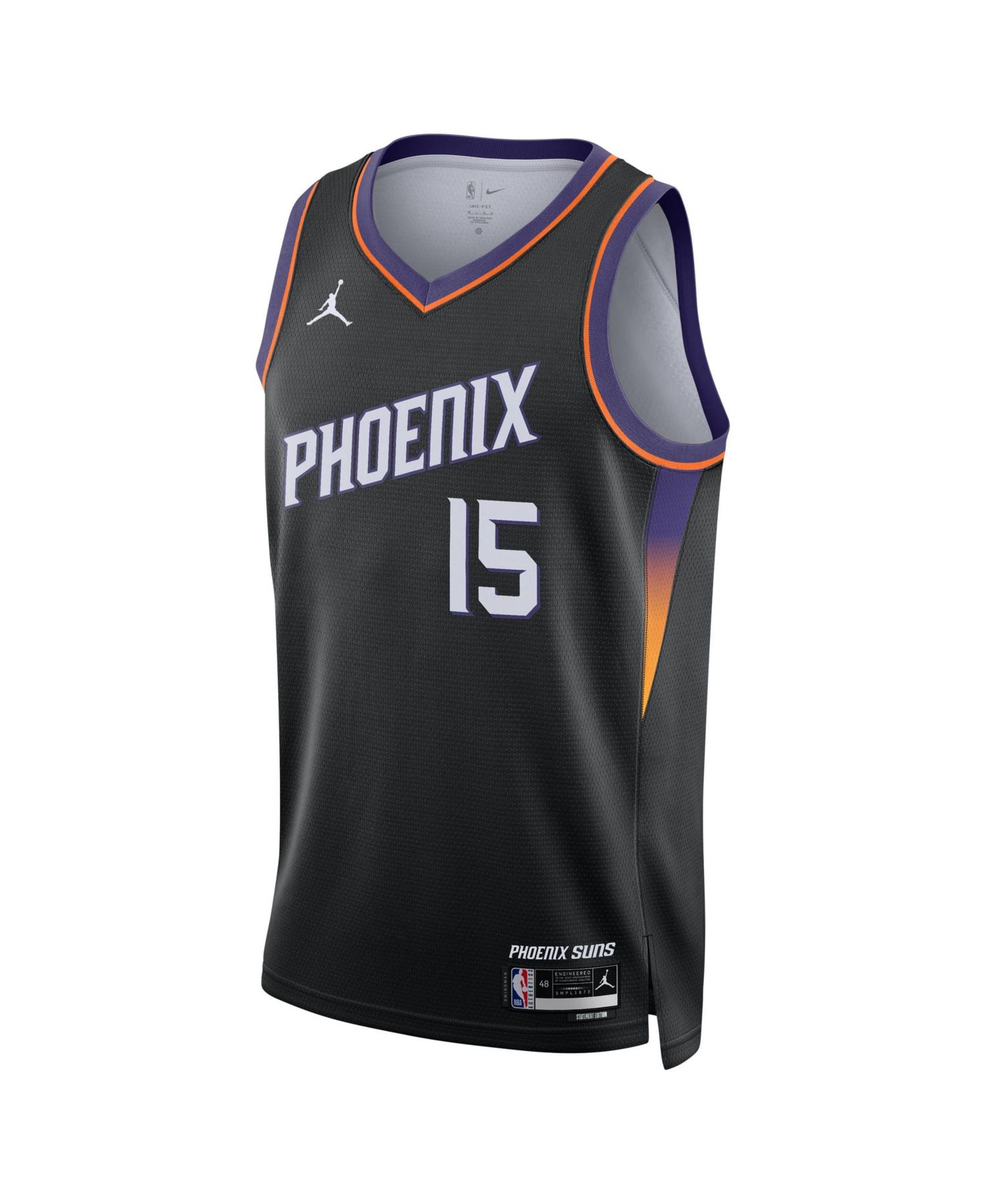 Men's and Women's Devin Booker Black Phoenix Suns Swingman Jersey - Statement Edition