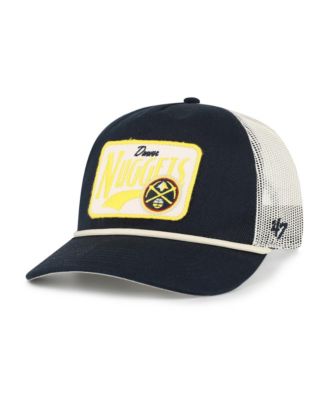 Men's '47 Navy Denver Nuggets Emmett Heavy Twill Trucker Hitch Adjustable Hat