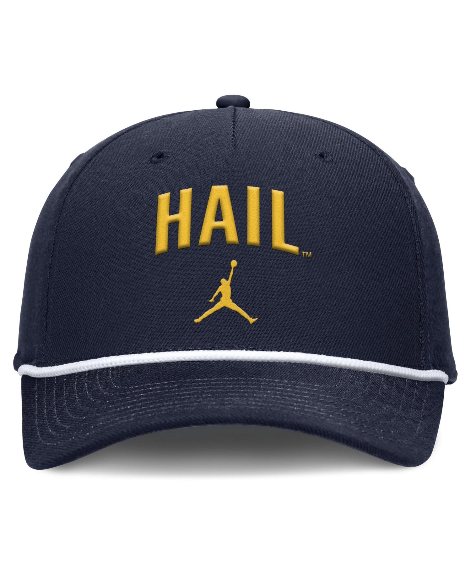 Men's Navy Michigan Wolverines Rise Campus Adjustable Hat