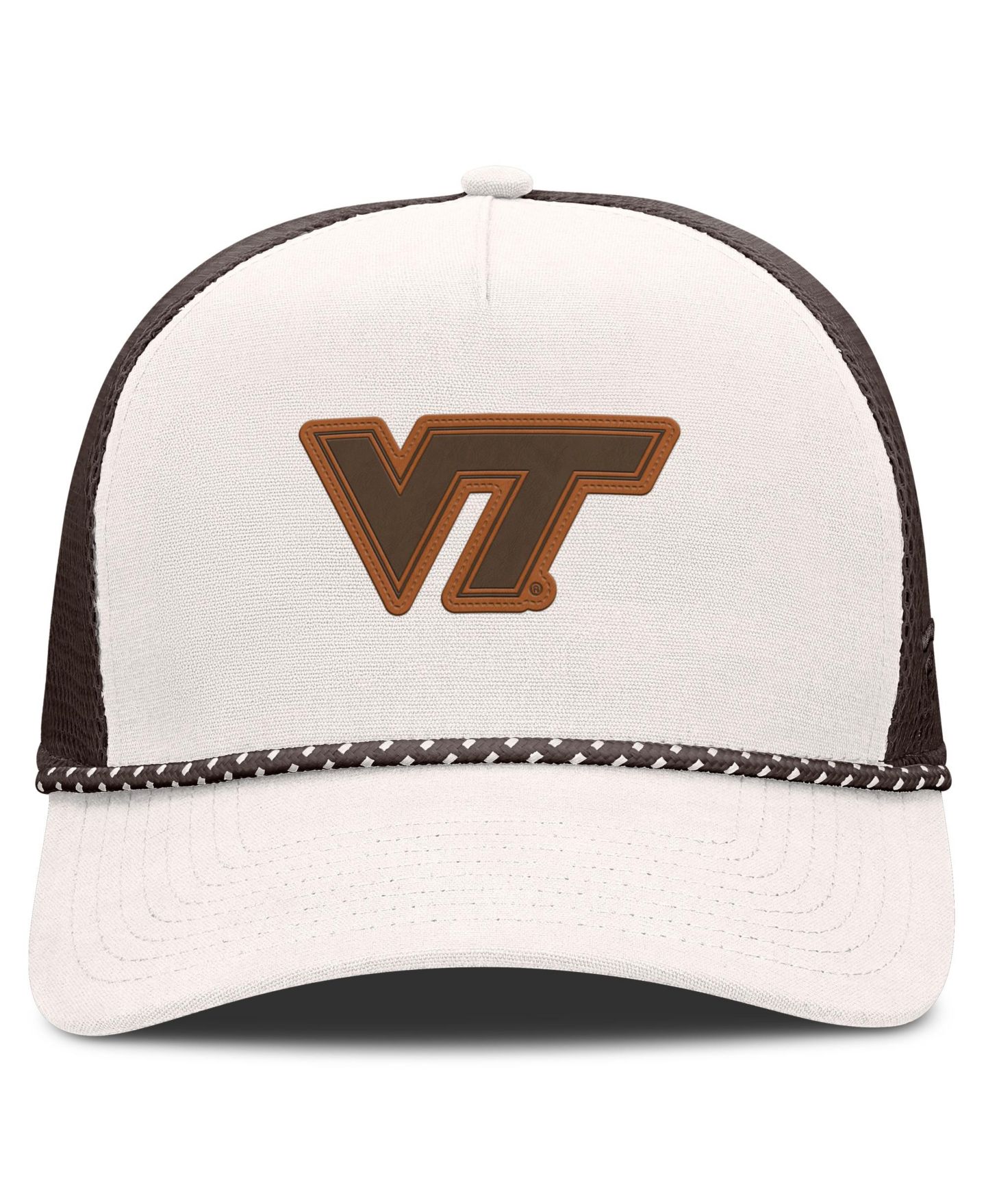 Мужская кепка Fanatics Natural Virginia Tech Hokies Bronco Trucker Adjustable Hat — фото 2