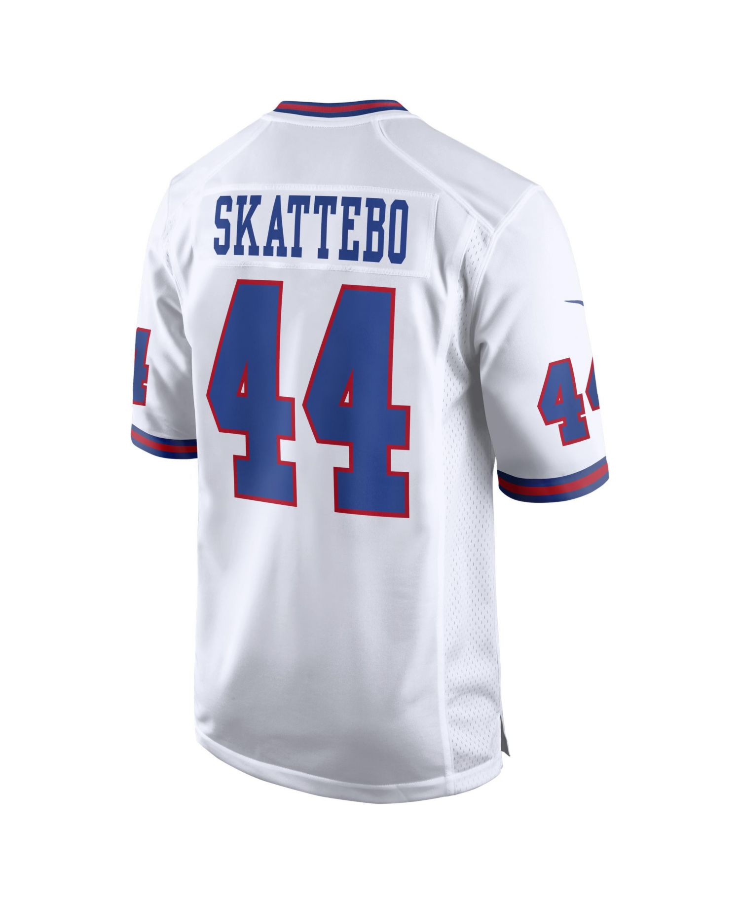 Men's Cam Skattebo White New York Giants Alternate Vintage White Game Jersey