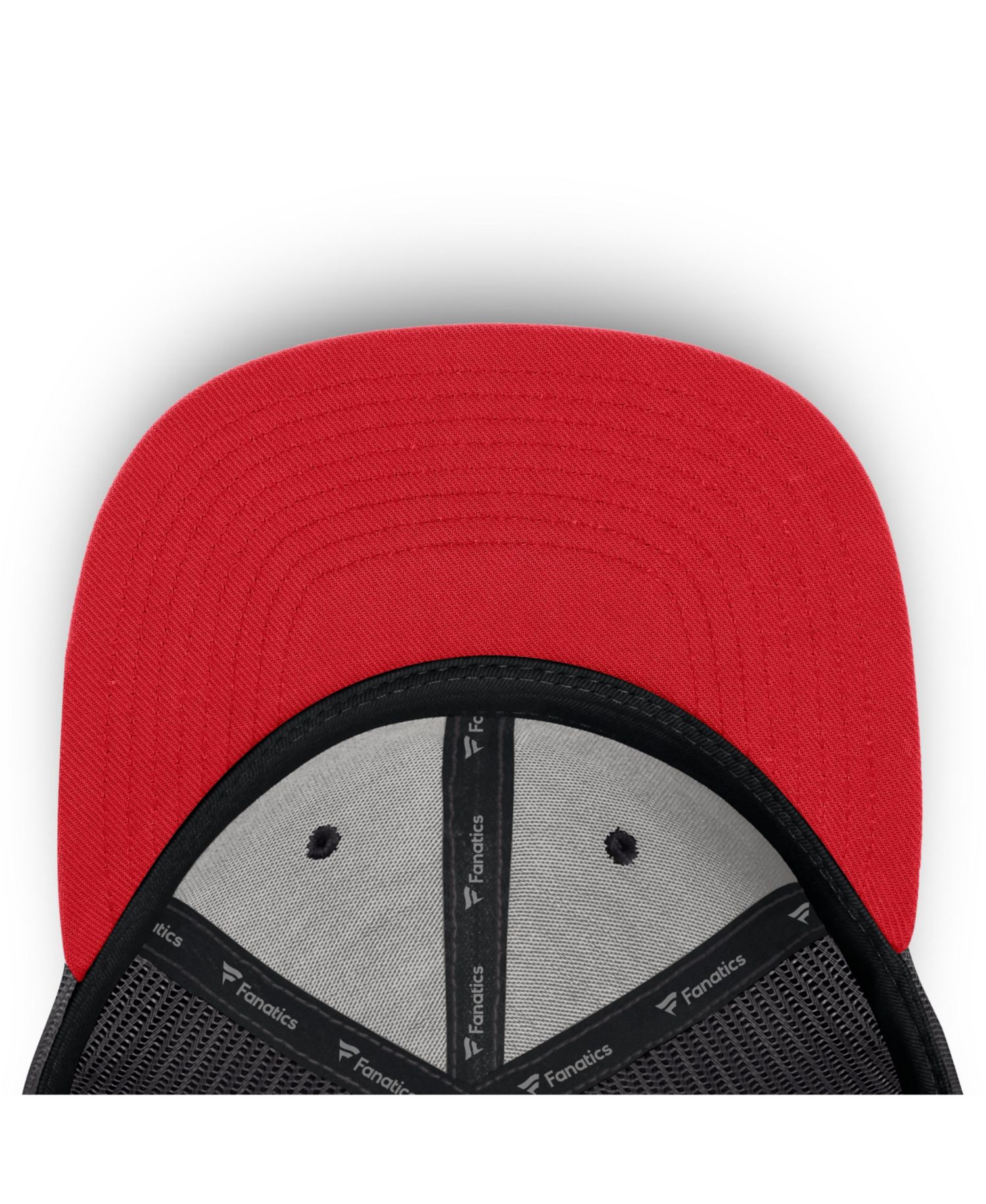 Men's Black Detroit Red Wings Fundamental Limits Trucker Adjustable Hat
