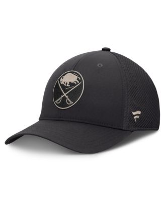 Men's Charcoal Buffalo Sabres Road Meshback Stretch Hat
