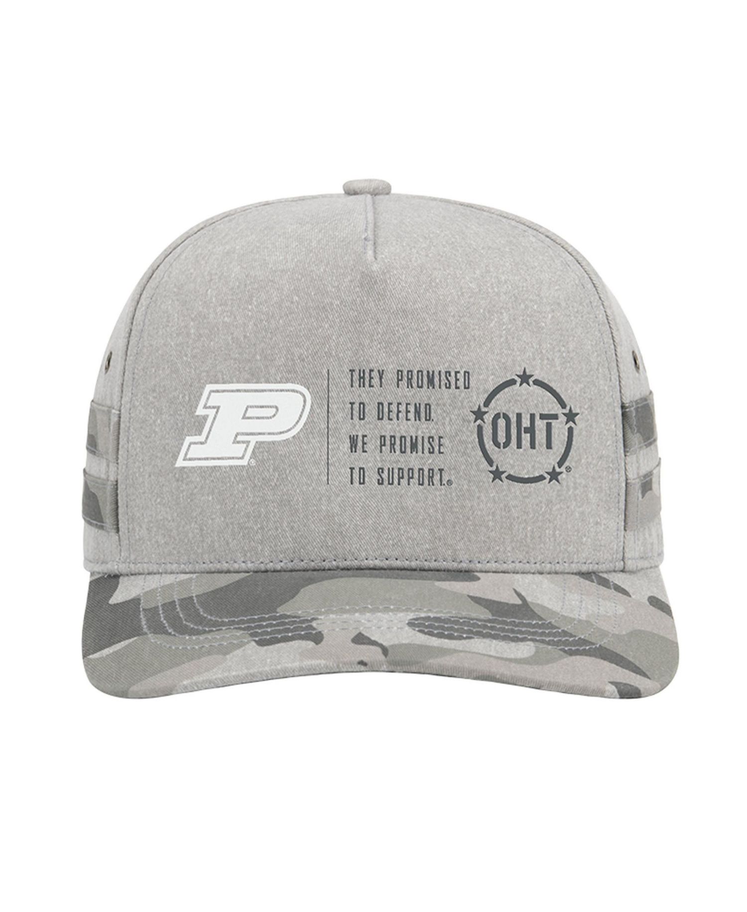 Men's and Women's Gray Purdue Boilermakers OHT Squad Podium Adjustable Hat