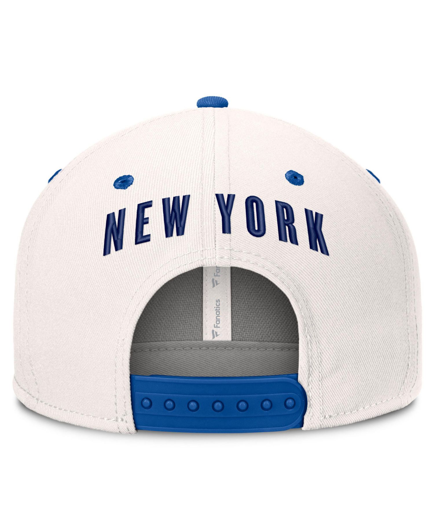 Men's Cream/Royal New York Rangers Heritage Ballpark Snapback Hat