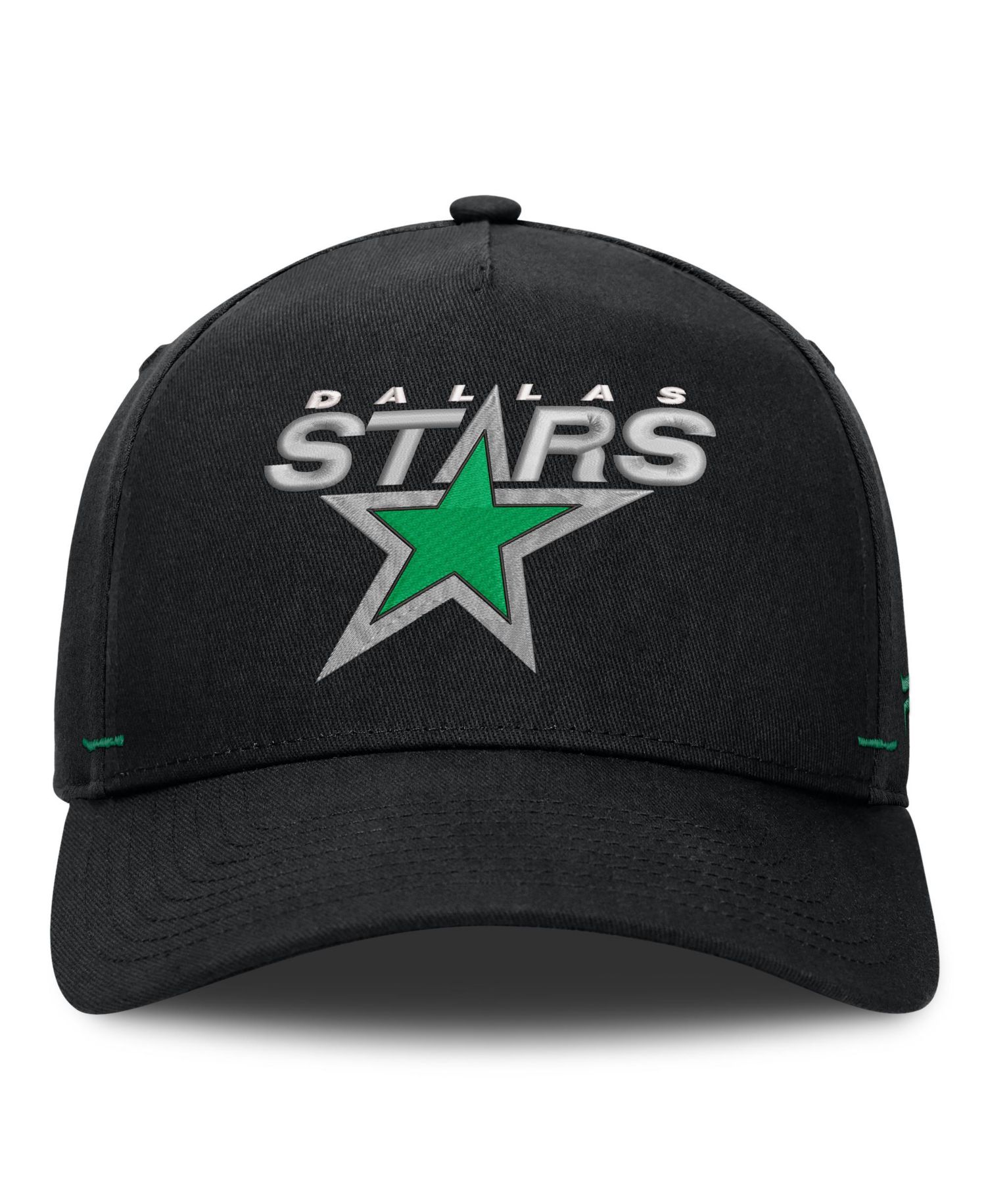 Men's Black Dallas Stars Alternate Authentic Pro Rink A-Frame Adjustable Hat