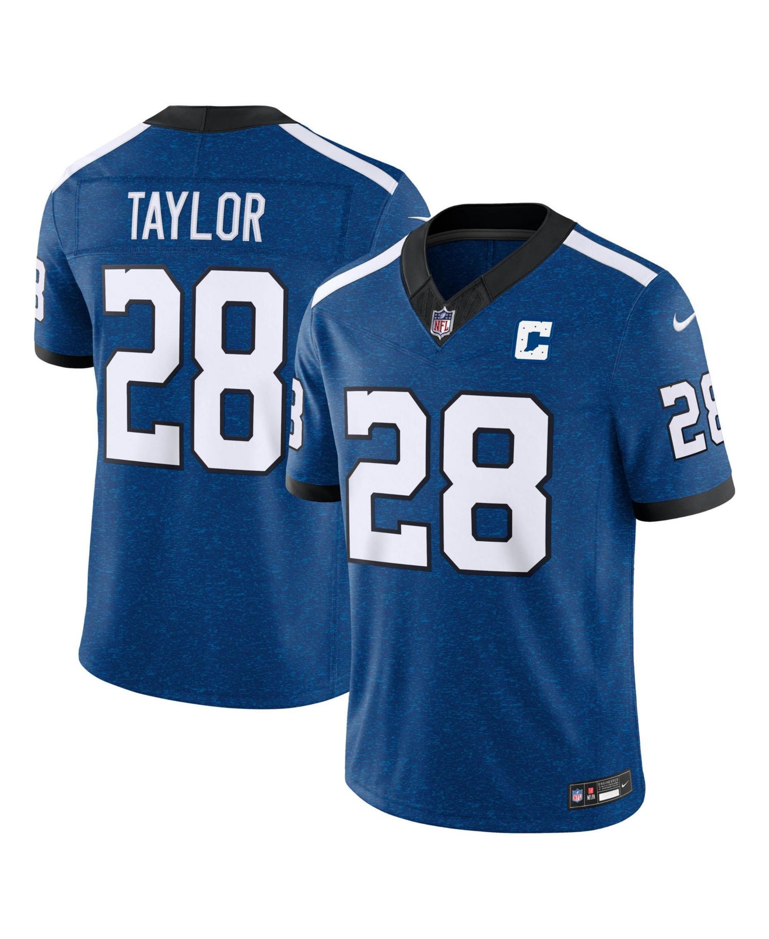 Men's Jonathan Taylor Royal Indianapolis Colts Alternate Indiana Nights Vapor F.U.S.E. Stitched Limited Jersey