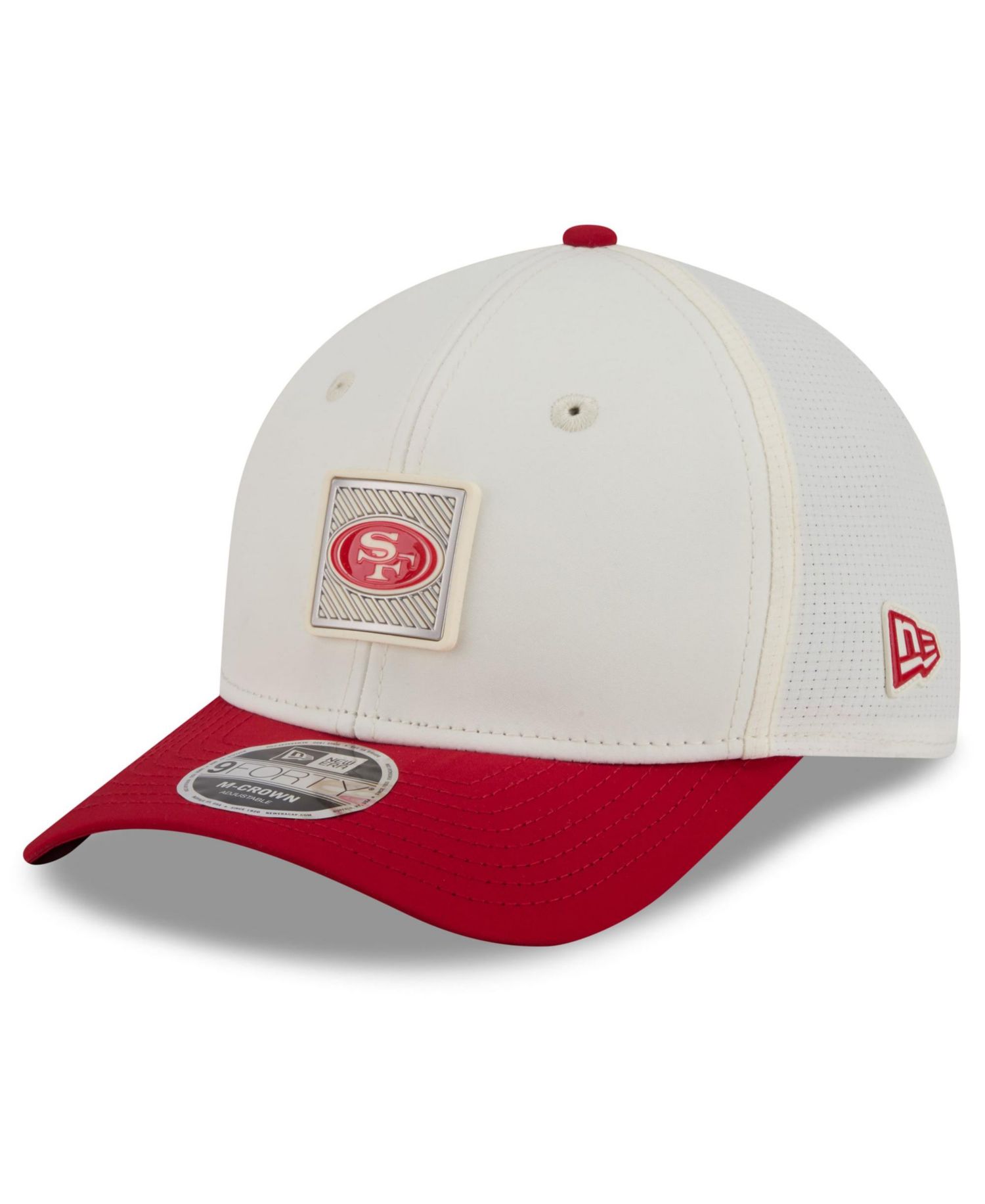 Big Boys and Girls Cream/Scarlet San Francisco 49ers 2026 Training Camp 9FORTY M-Crown Adjustable Hat