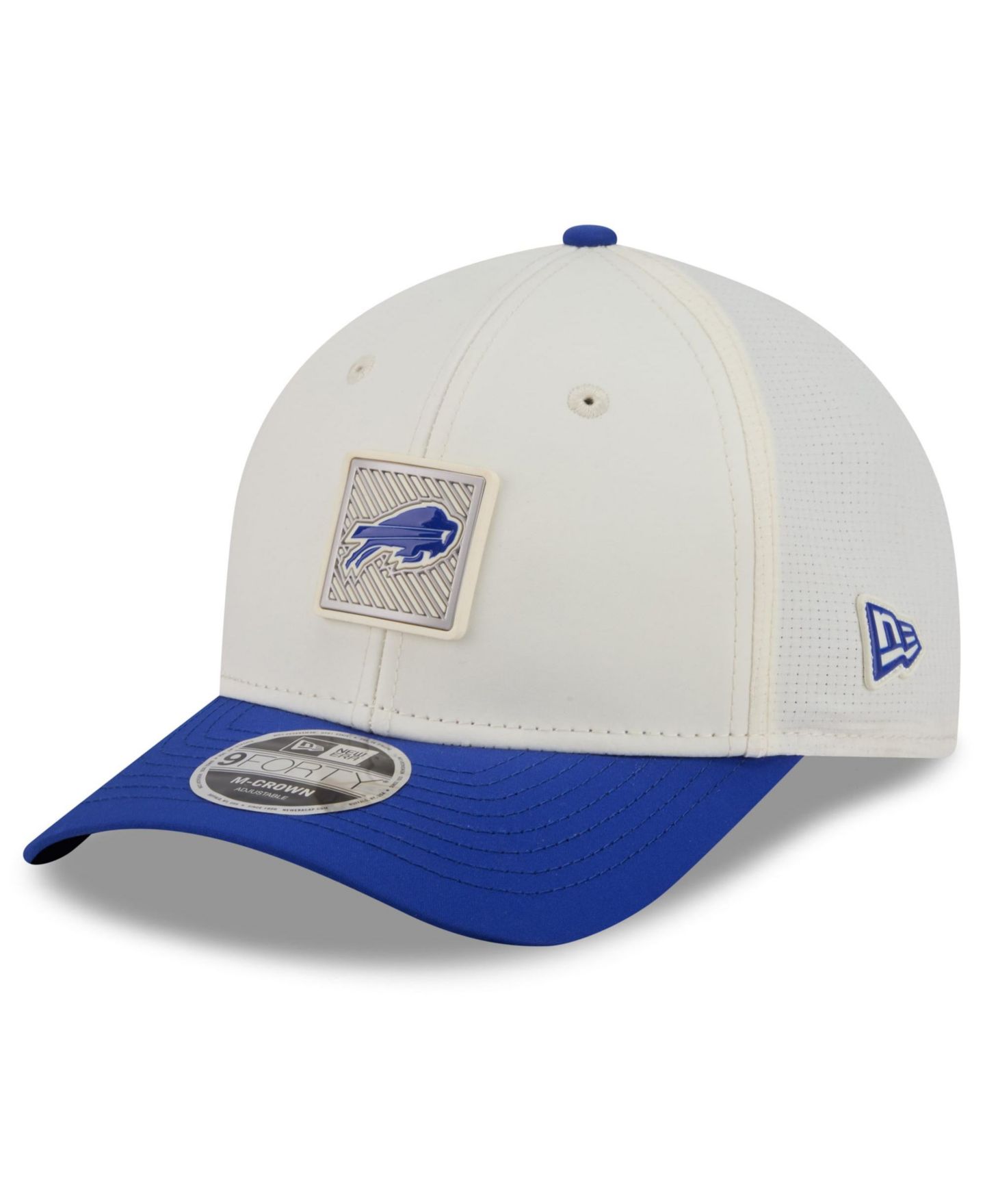 Детская кепка New Era Cream/Royal Buffalo Bills 2026 Training Camp 9FORTY M-Crown Adjustable Hat — фото 3