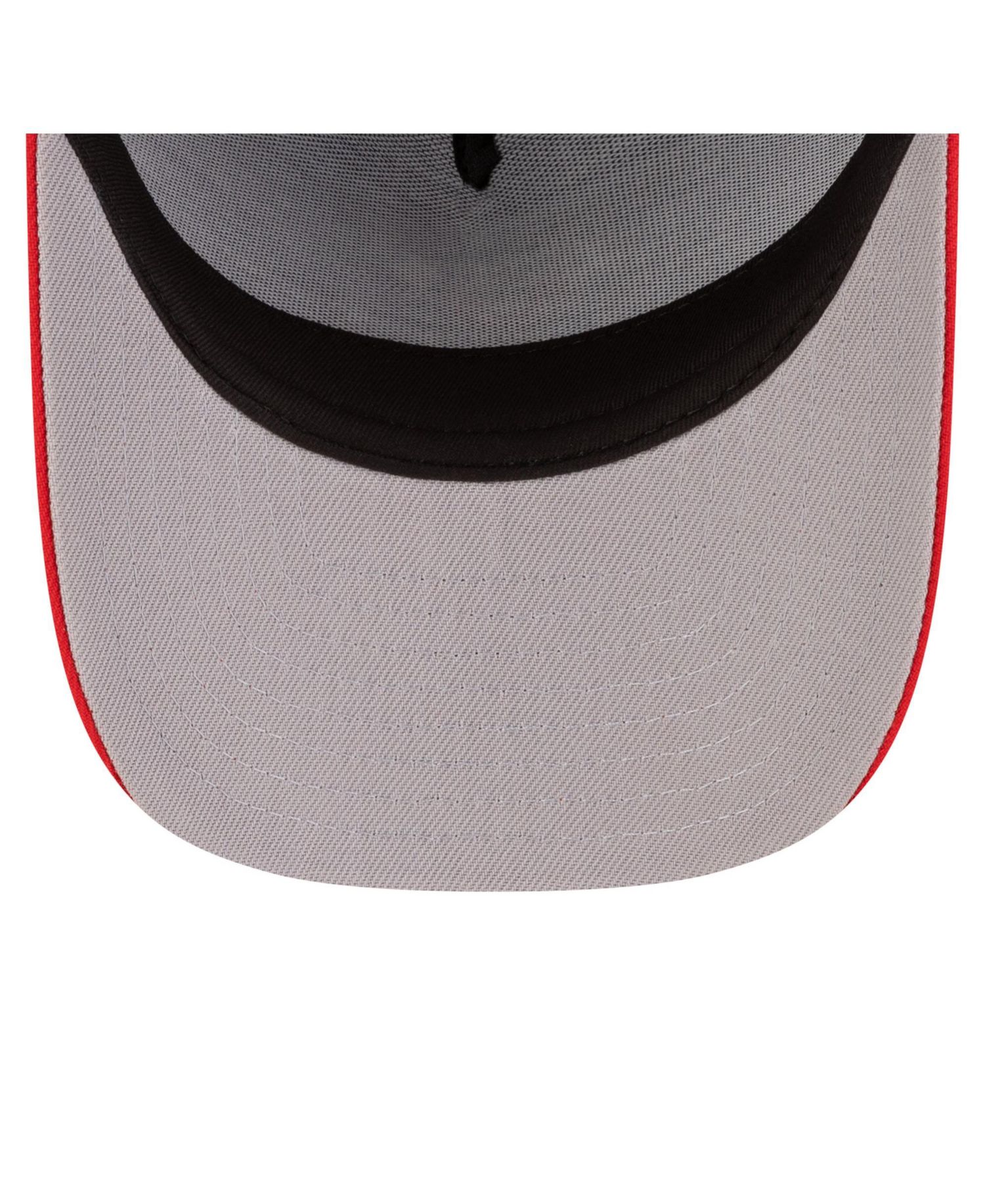 Men's Royal/Red Denver Nuggets 80s Throwback A-Frame 9FIFTY Snapback Hat