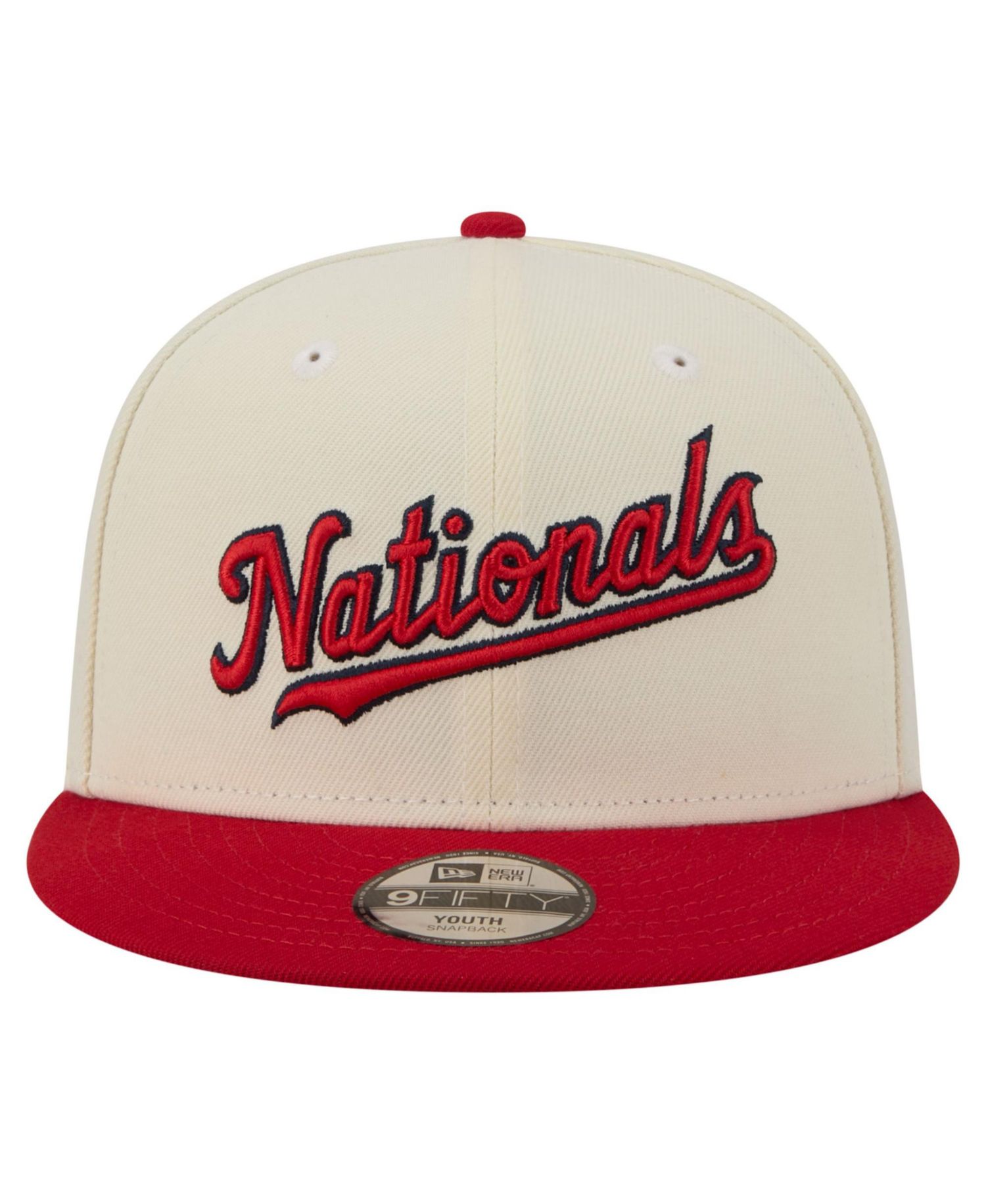 Big Boys and Girls White Washington Nationals Two-Tone 9FIFTY Snapback Hat