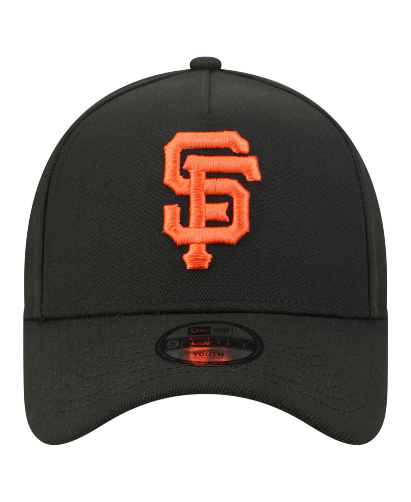 Детская кепка New Era Black San Francisco Giants Cooperstown Logo 9FORTY A-Frame Adjustable Hat — фото 2