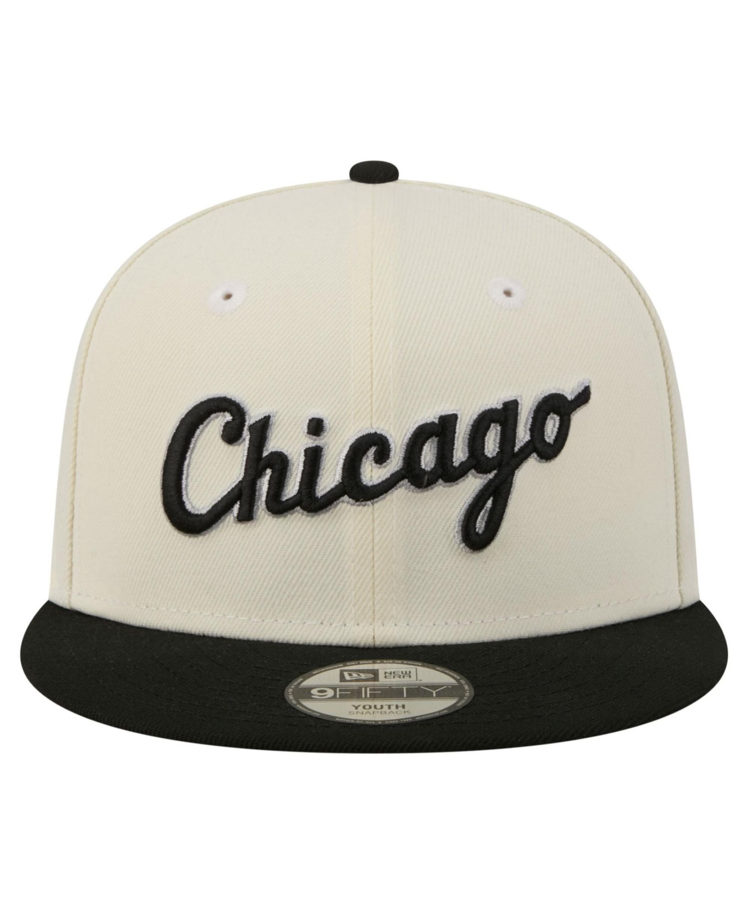 Big Boys and Girls White Chicago White Sox Two-Tone 9FIFTY Snapback Hat