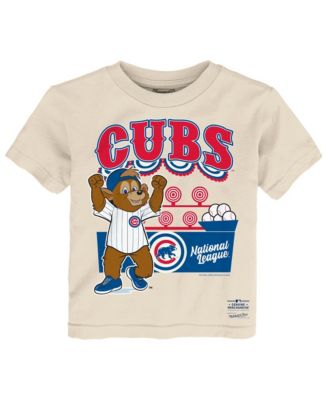 Toddler Cream Chicago Cubs Step Back Up T-Shirt