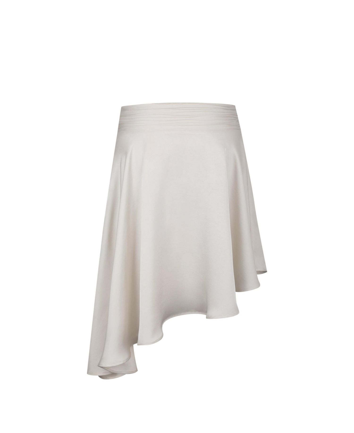 Women's Galina Midi Asymmetrical Satin Skirt