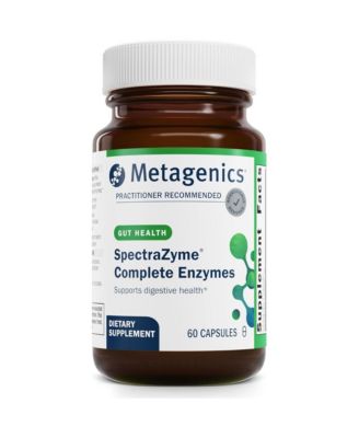 SpectraZyme Enzyme Complex Digestive Enzymes for Protein, Fat and Carbohydrate Breakdown Supports Indigestion 60 Capsules
