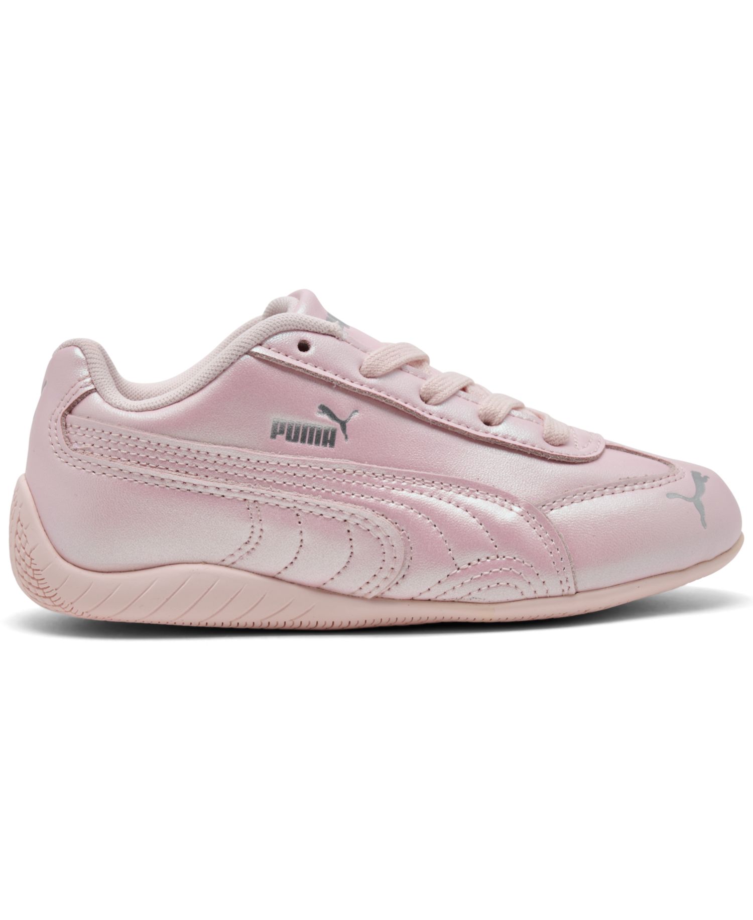 Little Girls' Speedcat OG Suede and Leather Retro Sneakers from Finish Line
