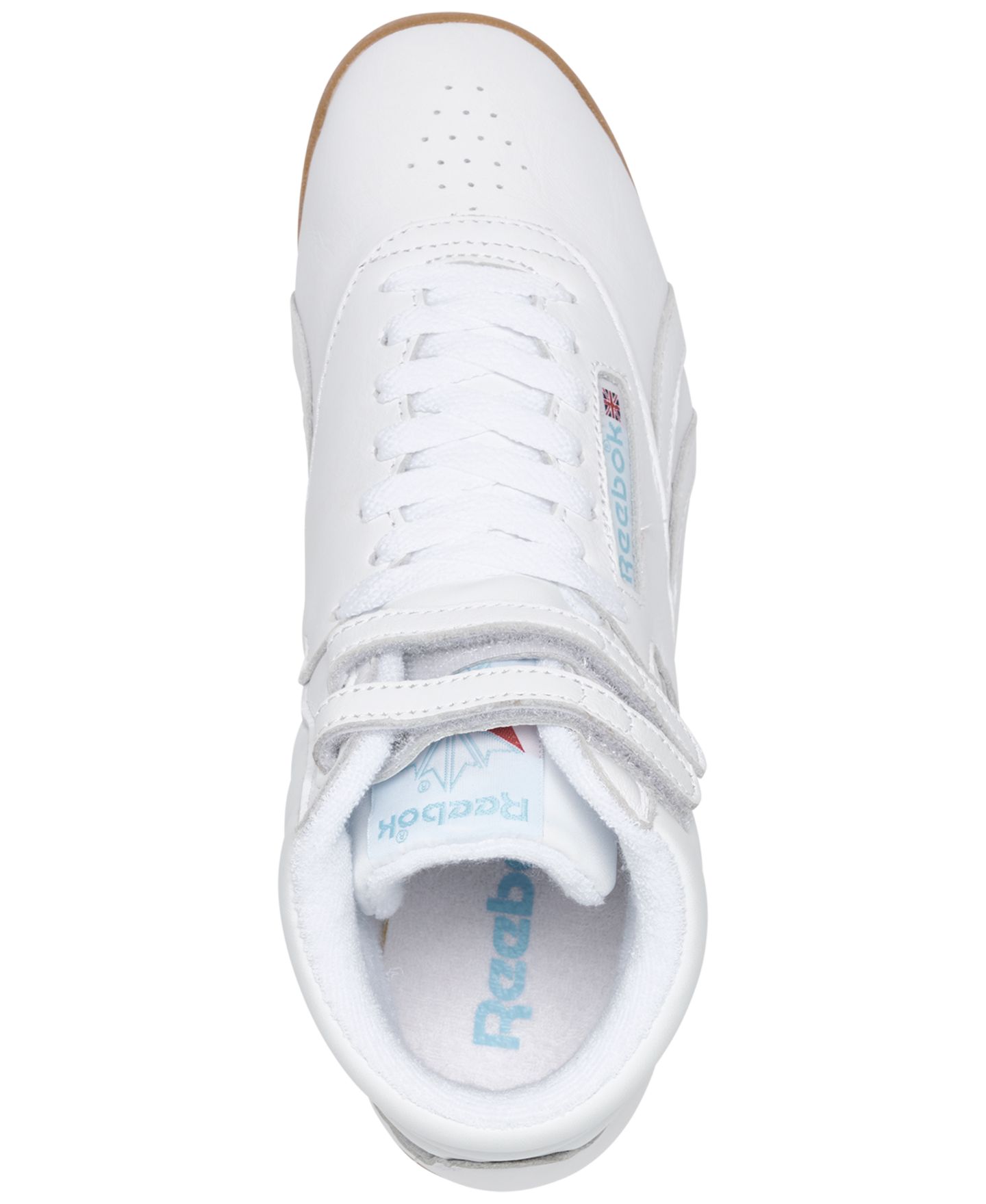 Женские кроссовки Reebok Freestyle High-Top Retro, цвет: Белый / Синий — фото 5