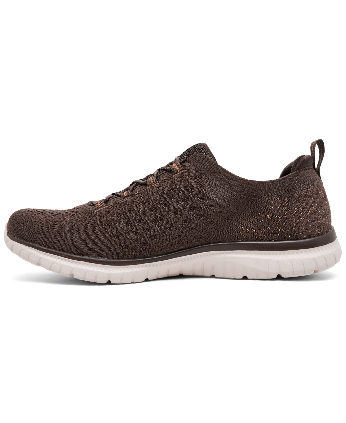 Женские кроссовки Skechers Virtue - Copper Dream Walking Memory Foam, цвет: Шоколадный — фото 3