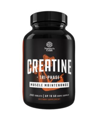 Tri-Phase Creatine Tablets with Creatine Monohydrate, Creatine HCL and Creatine Pyruvate | 240 Count