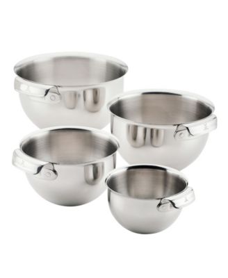 Stainless-Steel 4-Piece Mixing Bowl Set