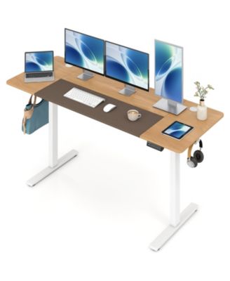 Electric Standing Desk with 3 Memory Presets, Cable Management and Hook