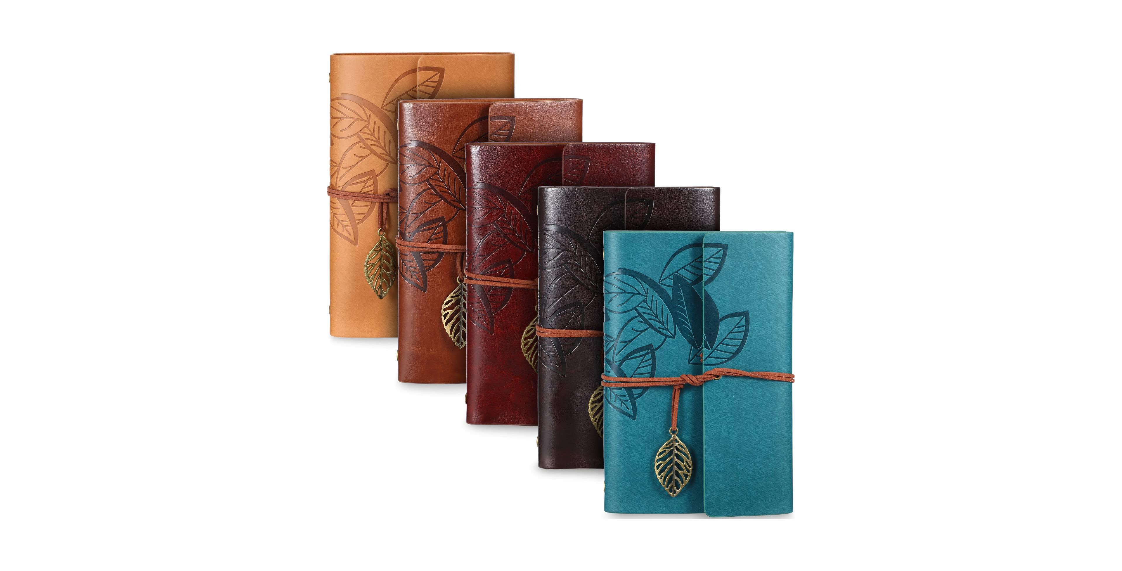 Danrong Refillable Leather Journal Notebook Blank Pages Retro Pendant Travel Work Gift