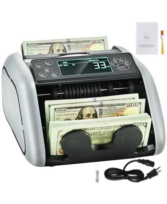 Money Counter Machine Bill Counter UV MG IR DD Counterfeit Detection Cash Counting Machine