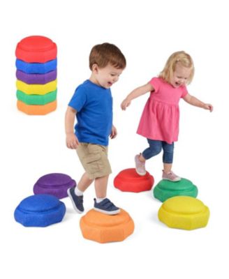 6-Piece Stackable Balance Stepping Stones, Ages 3+