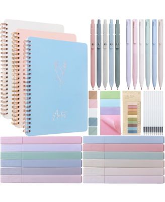 Spiral Notebook Stationery Set All In One Journal Supplies For Office School