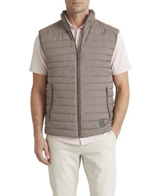 Men's Essential Metro Duck Down Mock-Neck Slim-Fit Vest