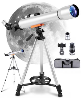70mm Refractor Telescope Beginner Astronomy Kit, Ages 10+
