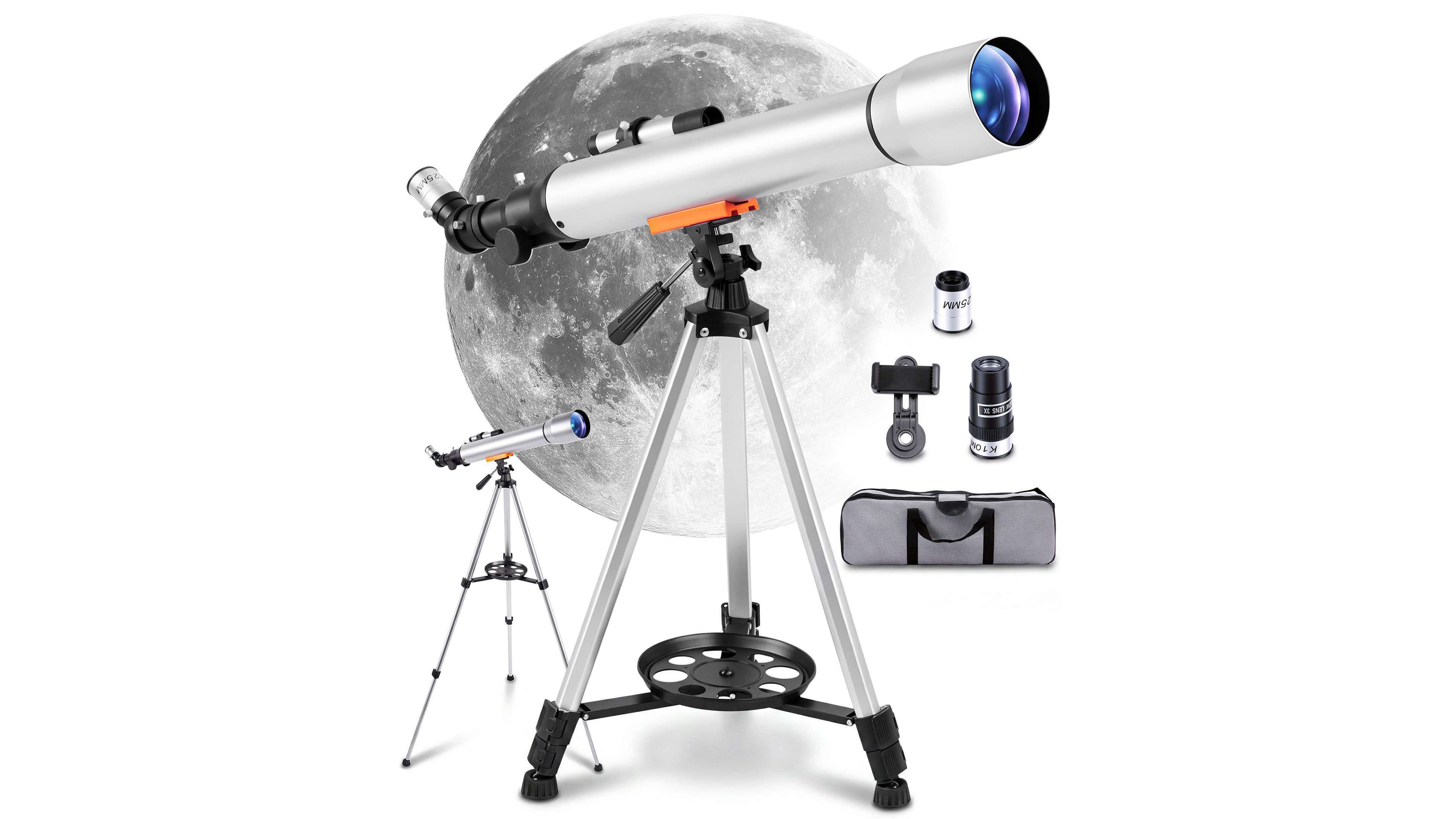 Sugift 70mm Refractor Telescope Beginner Astronomy Kit, Ages 10+