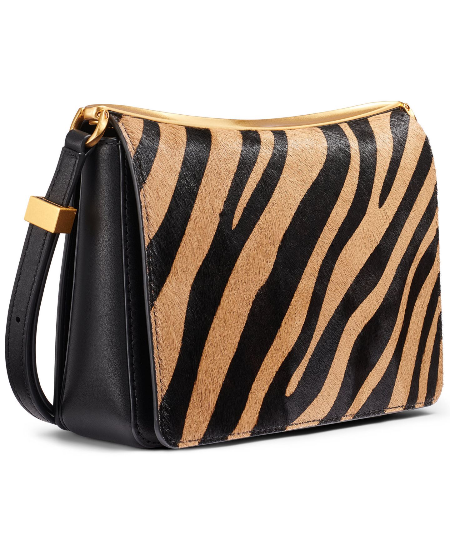 Женская сумка Donna Karan New York Jericho Shoulder, цвет: Чёрный / Рыжевато-коричневый — фото 3