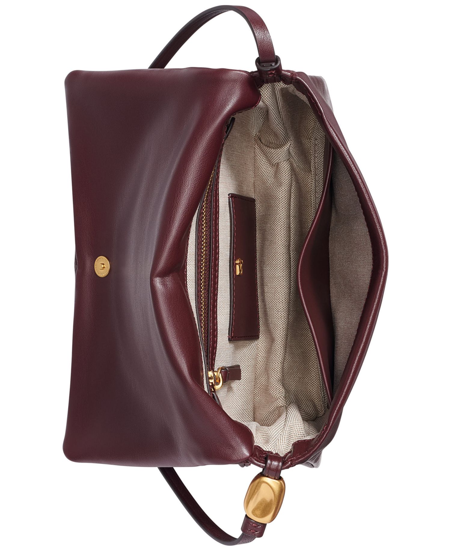 Velvet Flap Shoulder Handbag